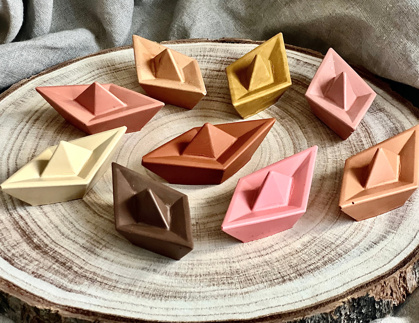 Origami paper boat ornament- Autumn 23 Collection