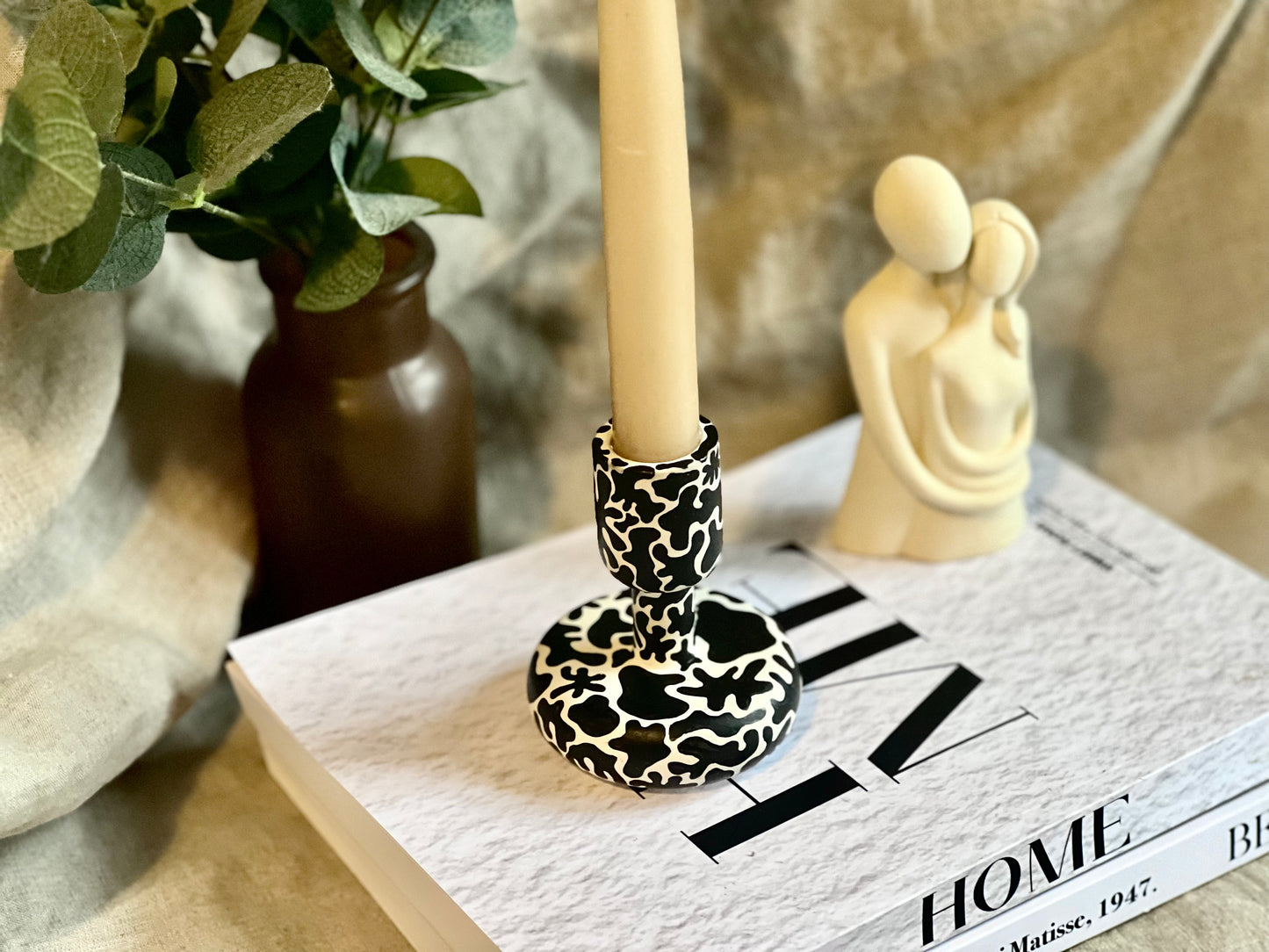 Matisse-inspired candle holder