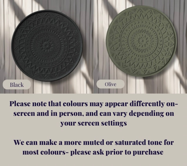 Neutral Mandala coaster