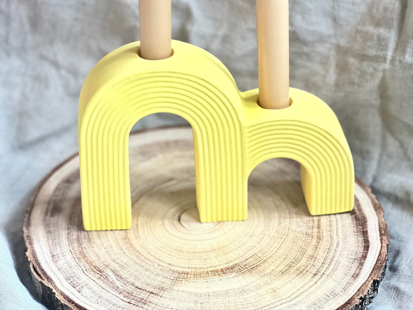 Arch candle holder- The Danish Pastels