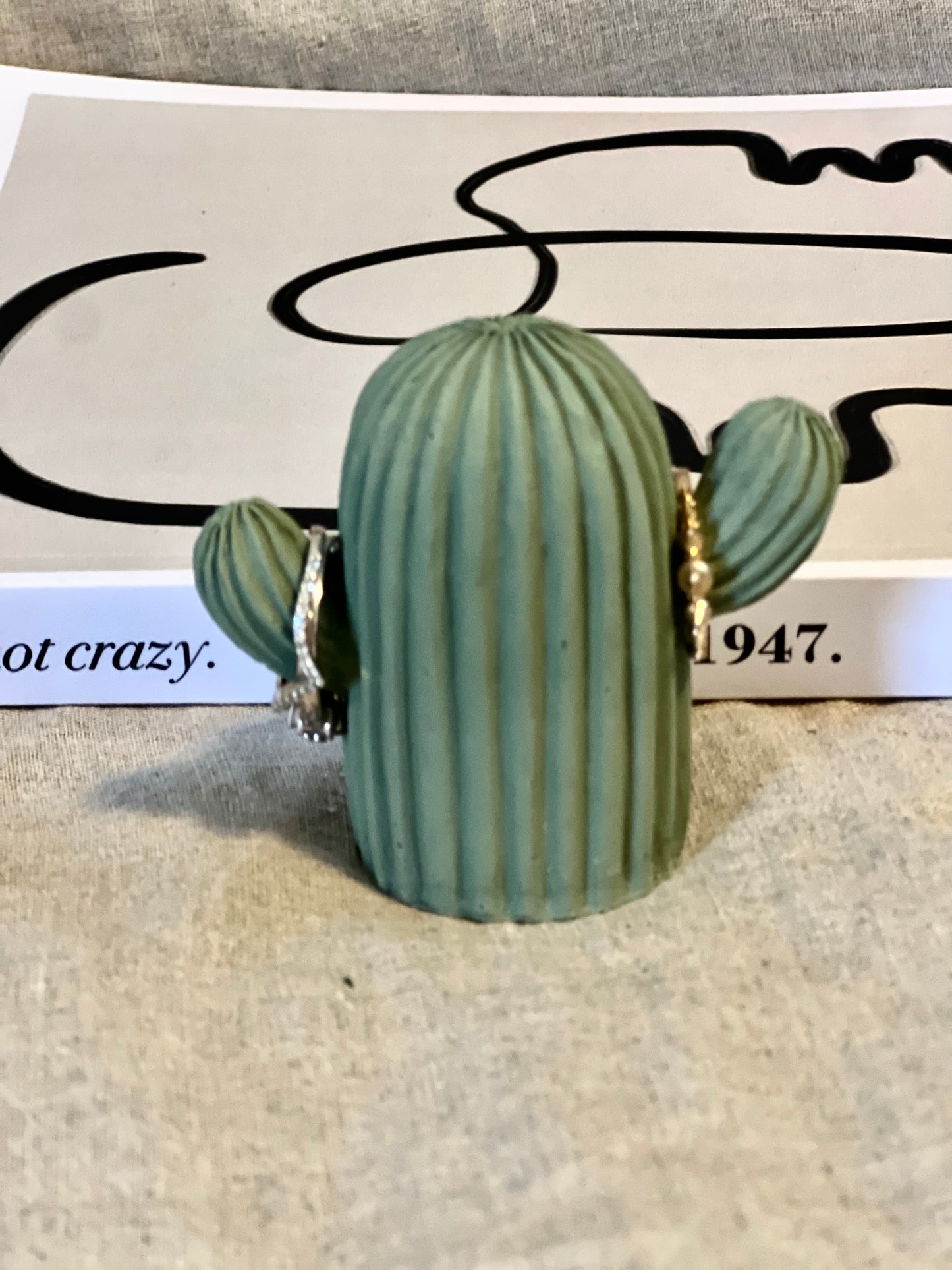 Cactus ring holder