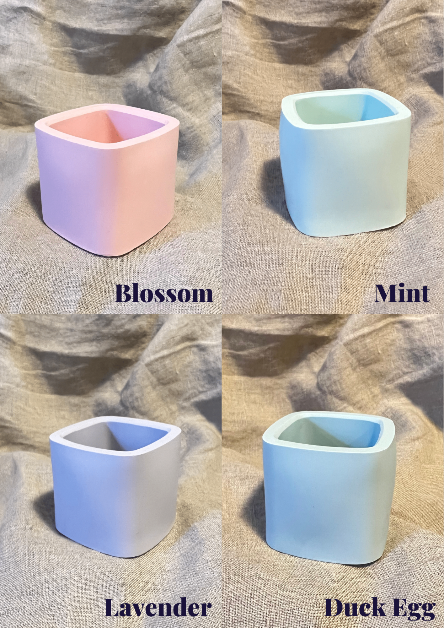Pastel Mini Pot Set - EMB Pretty