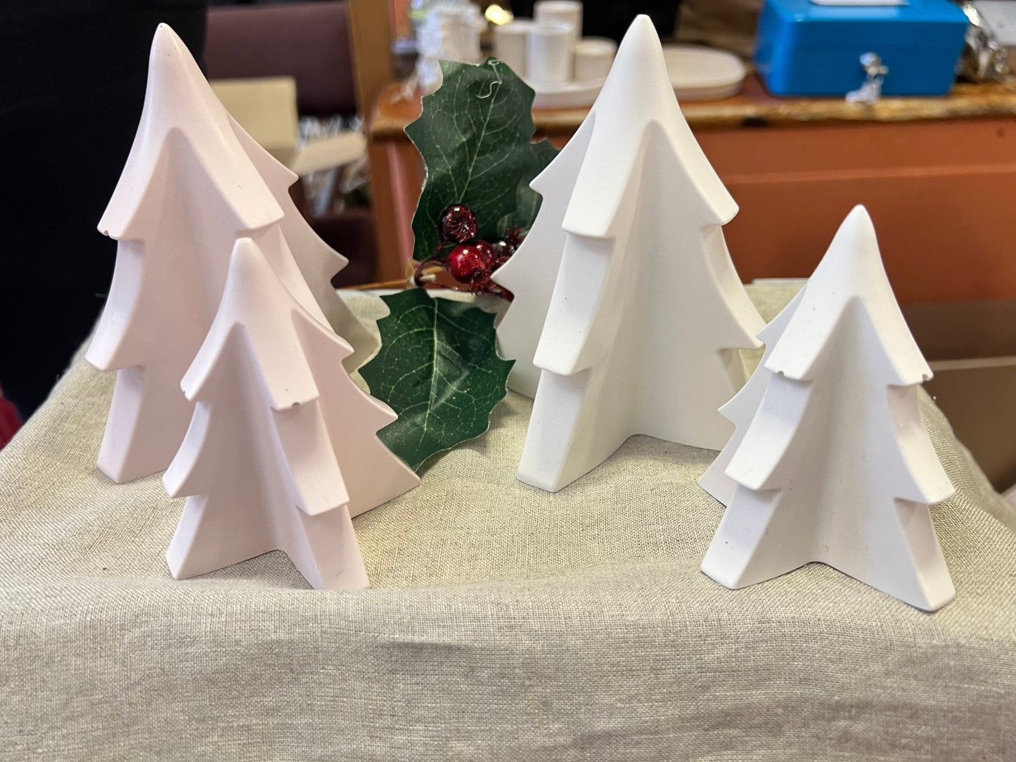 CLEARANCE Christmas tree ornament - EMB Pretty