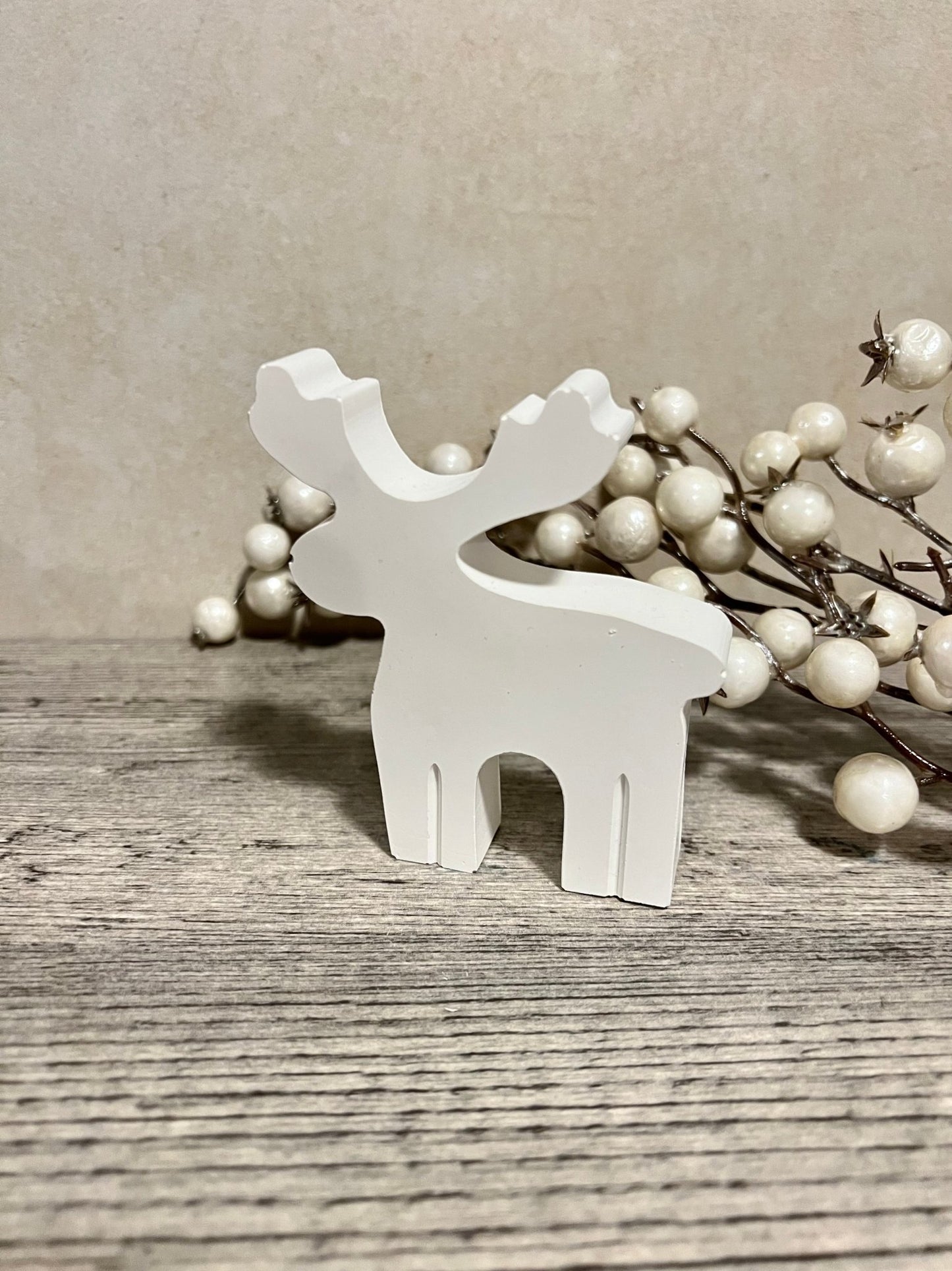 CLEARANCE reindeer ornament - EMB Pretty
