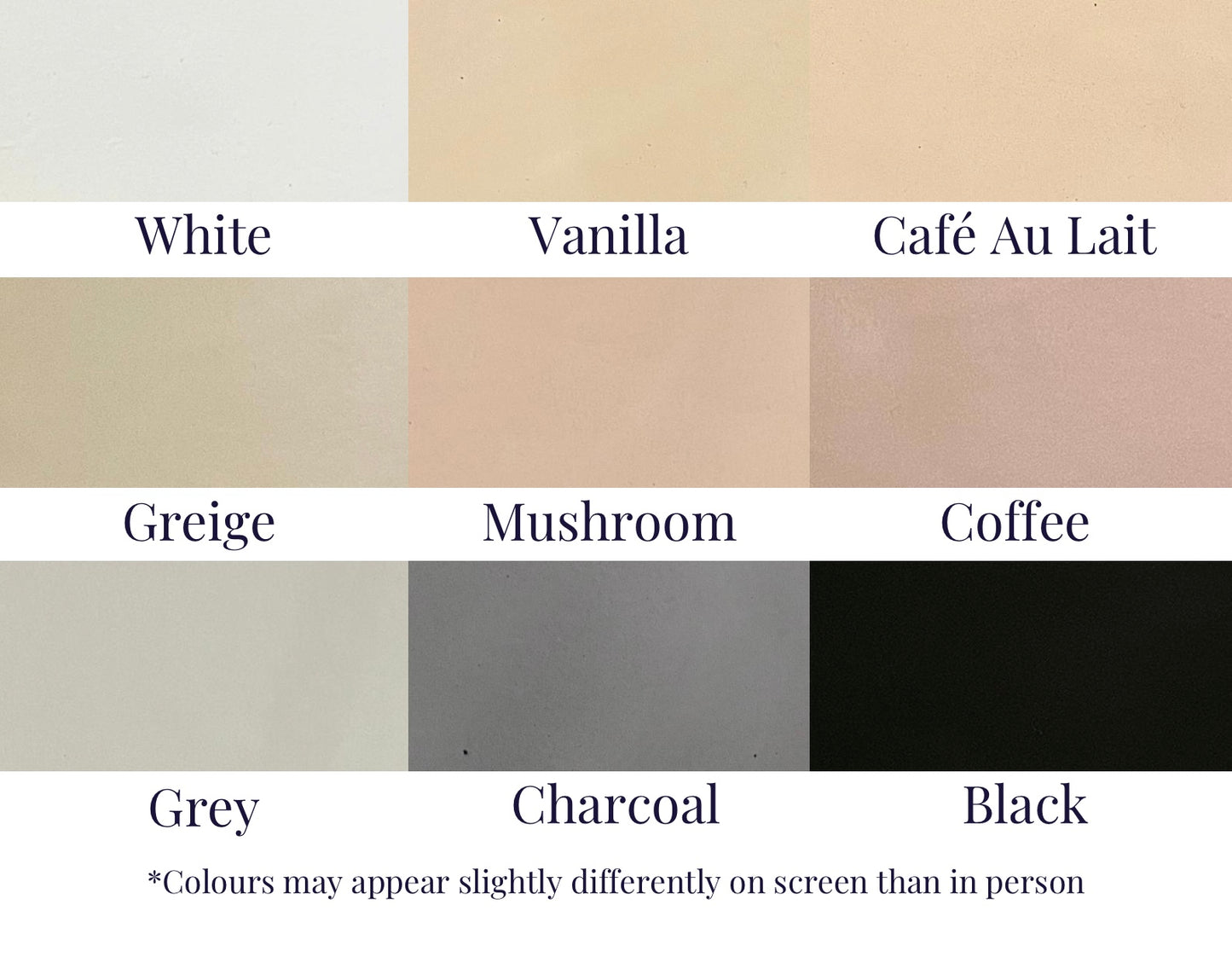 Marbled irregular display tray