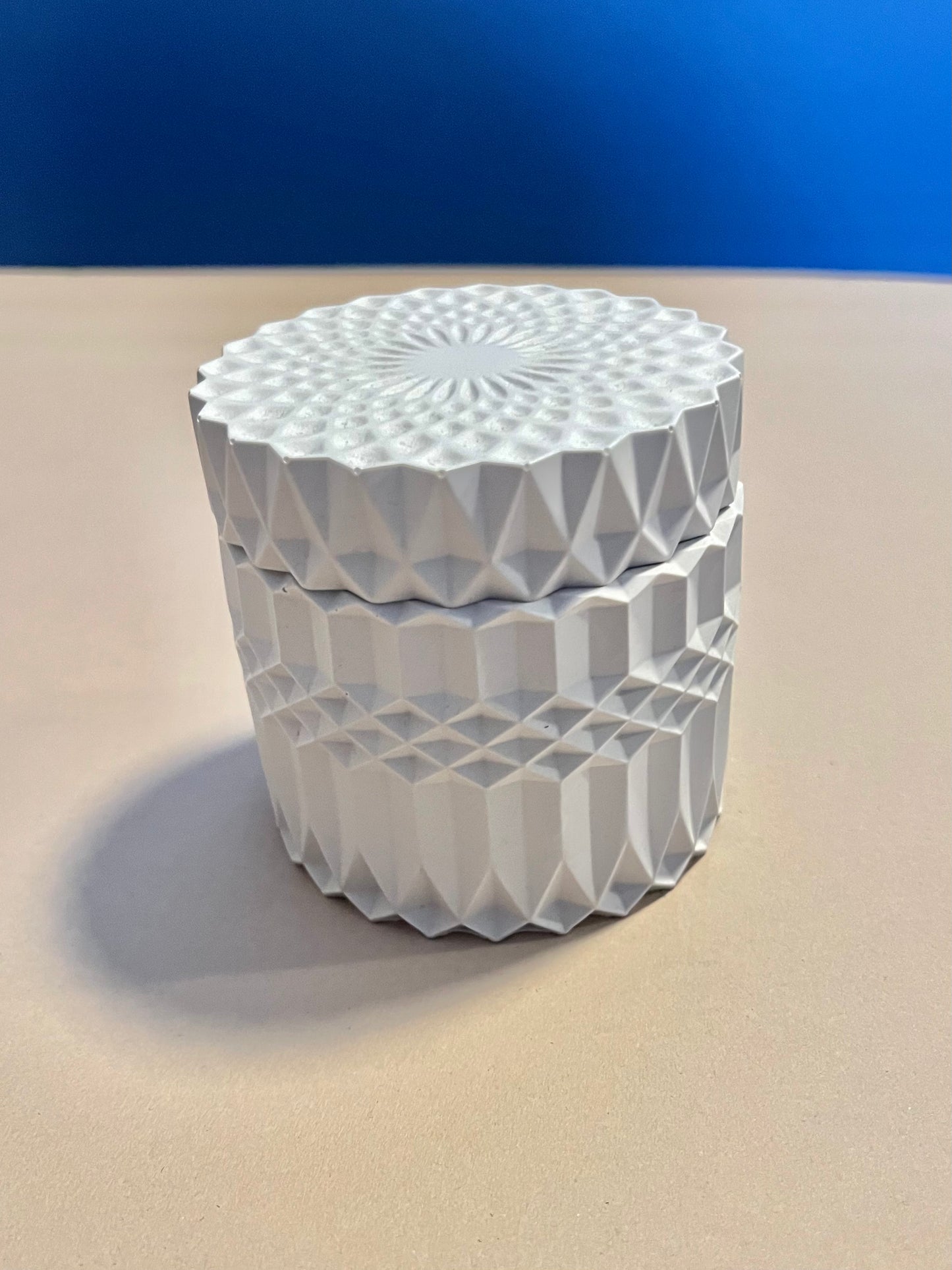 CLEARANCE Cut-glass style jar