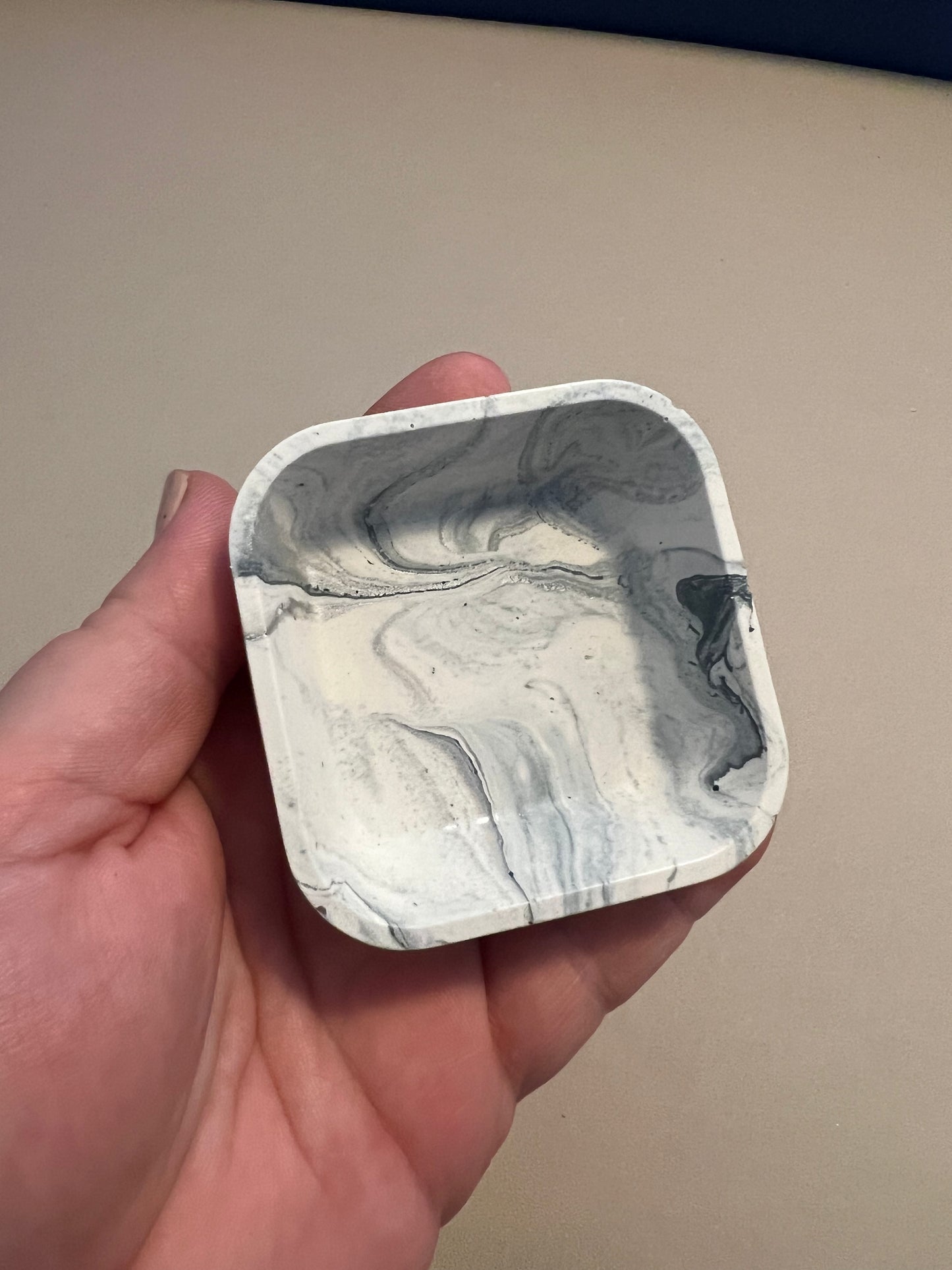 CLEARANCE Square mini trinket bowl