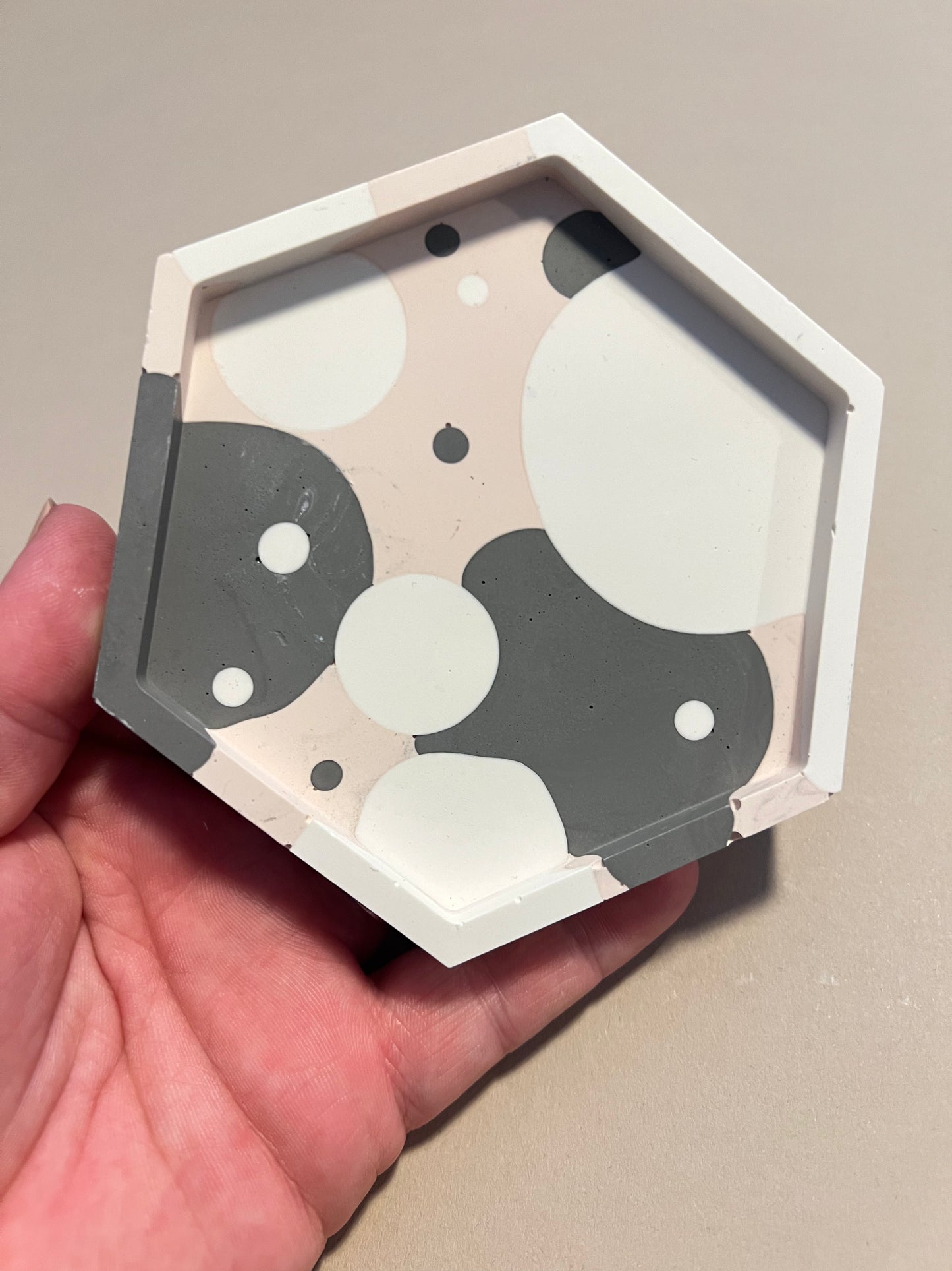 CLEARANCE Hexagon trinket dish