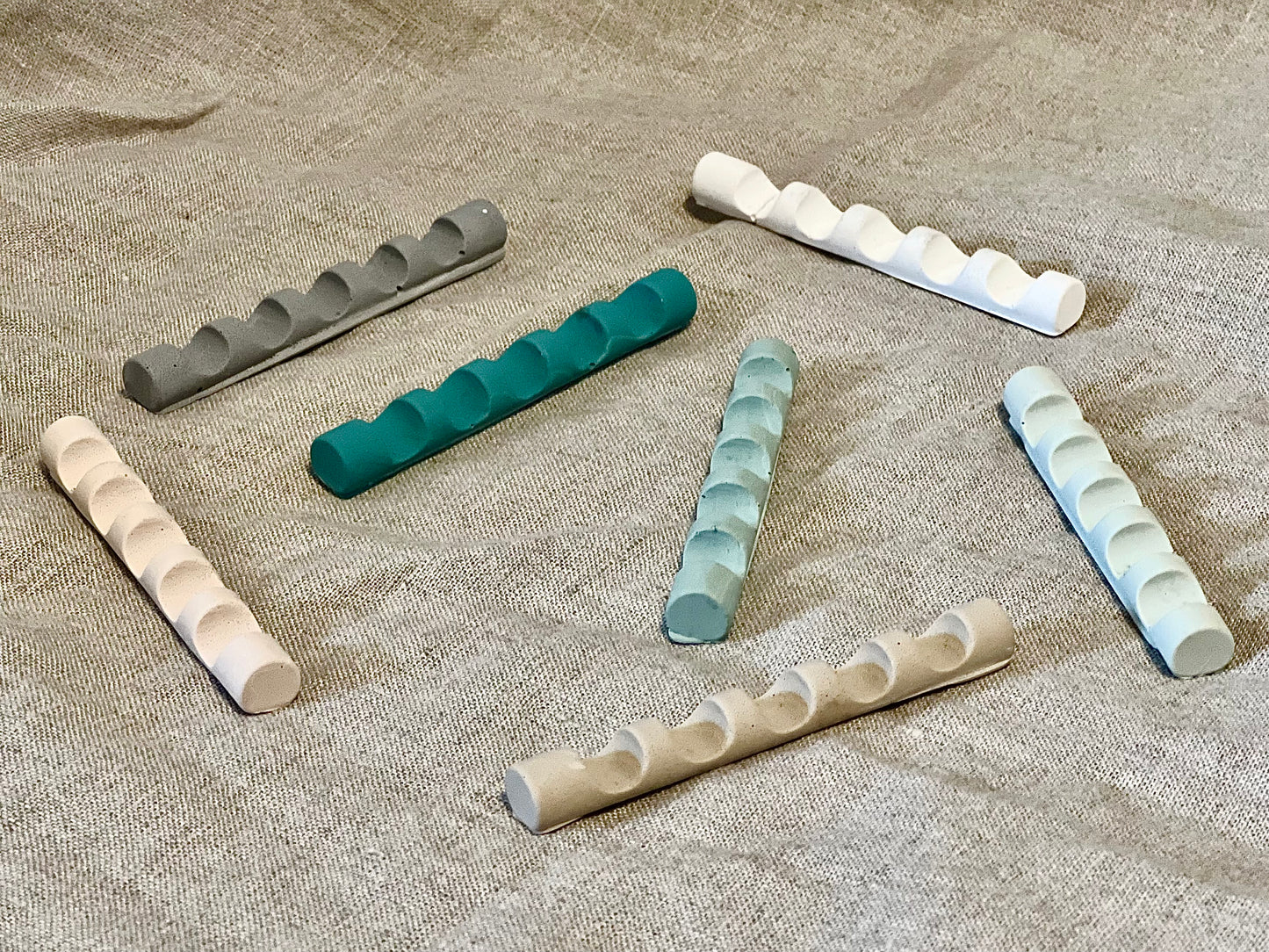 Marbled brush/tool stand