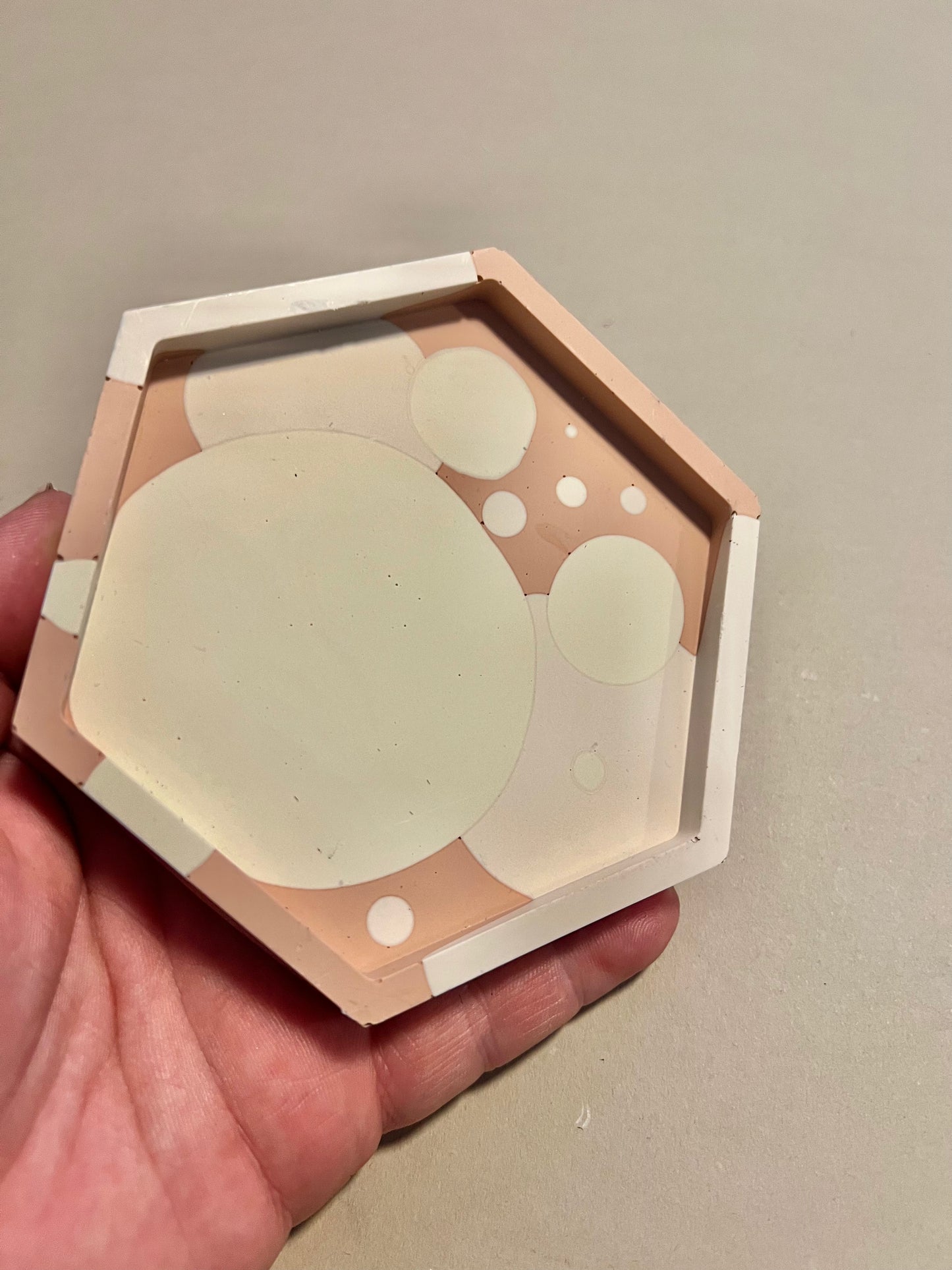 CLEARANCE Hexagon trinket dish