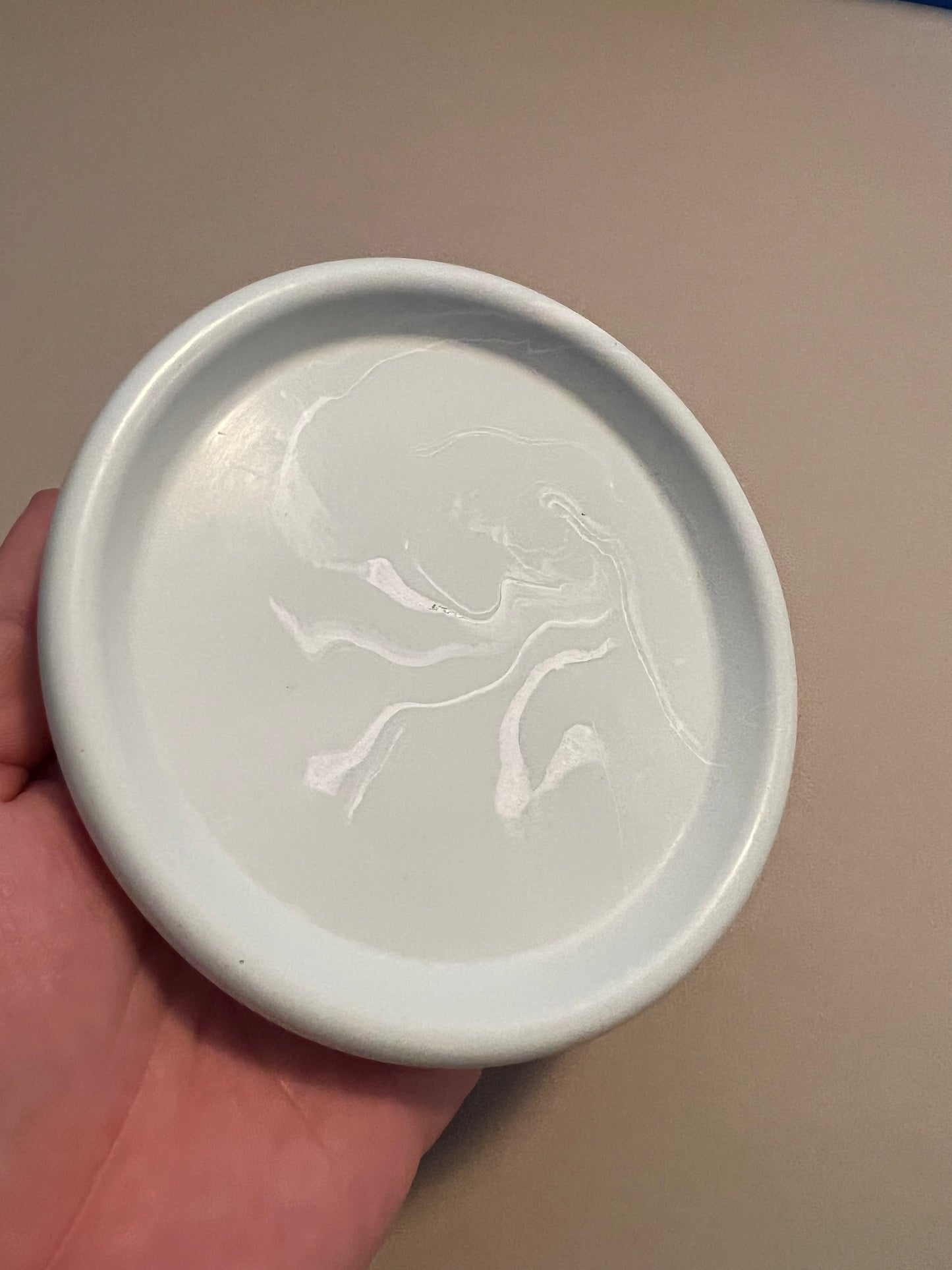 CLEARANCE Marbled display plate