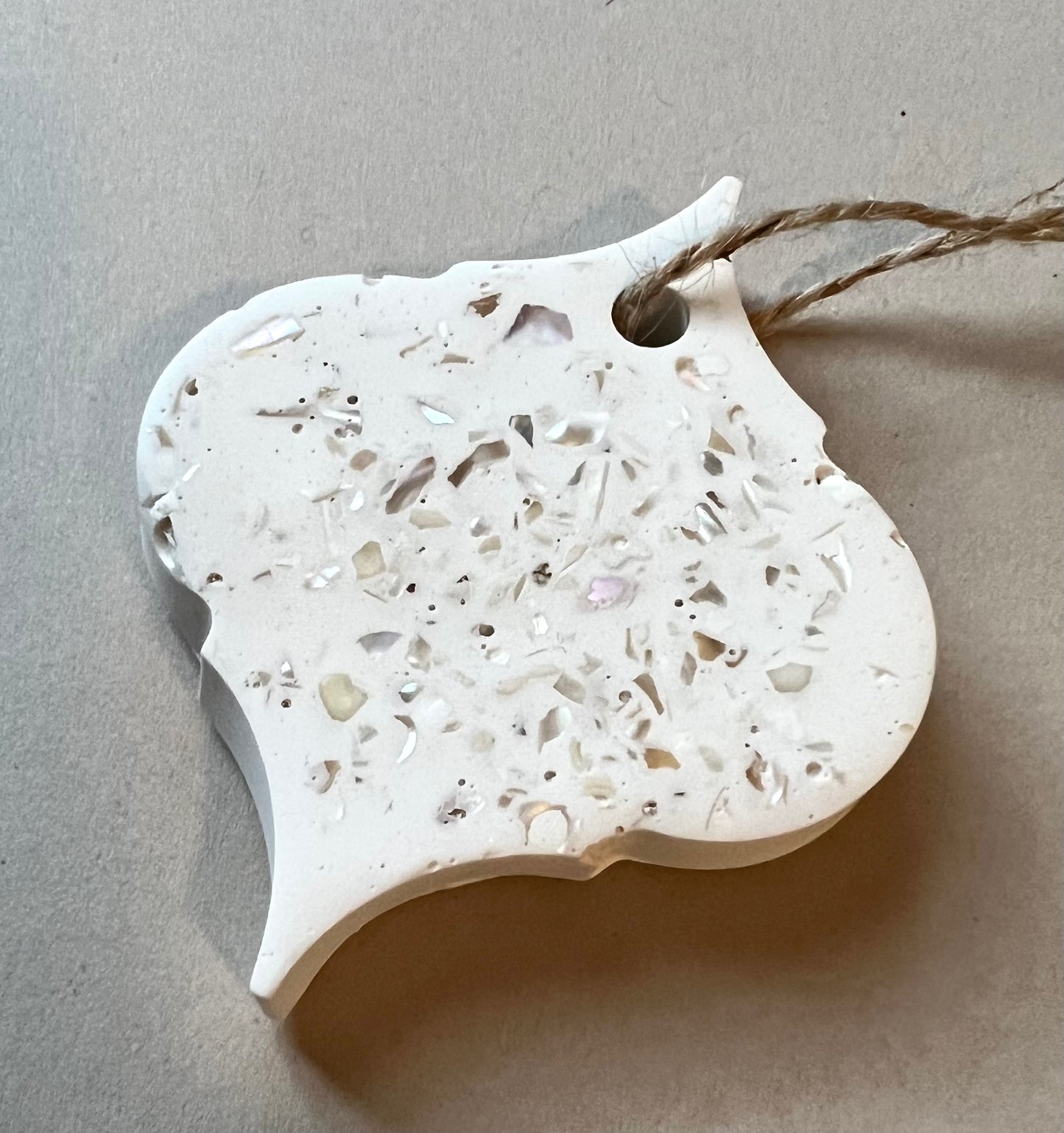 CLEARANCE Shell terrazzo tree ornament - EMB Pretty