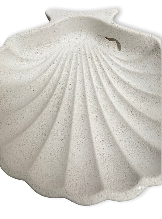 Imperfect Marble-textured shell soap dish - EMB Pretty
