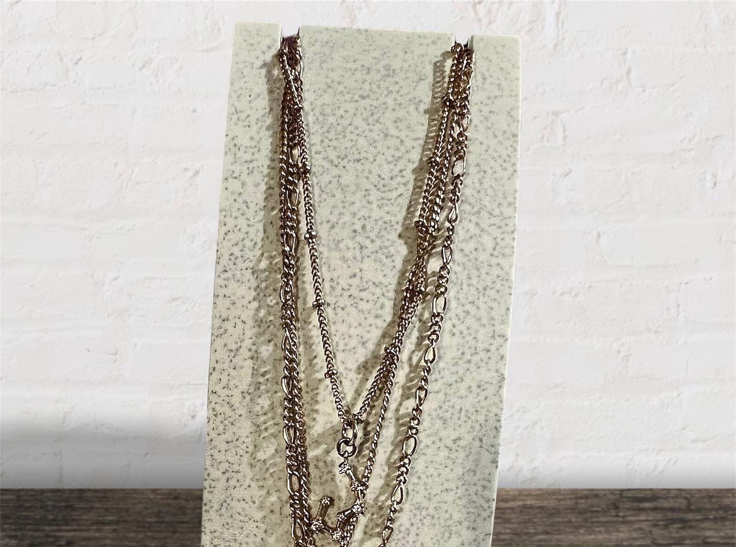 Speckled necklace display block - EMB Pretty