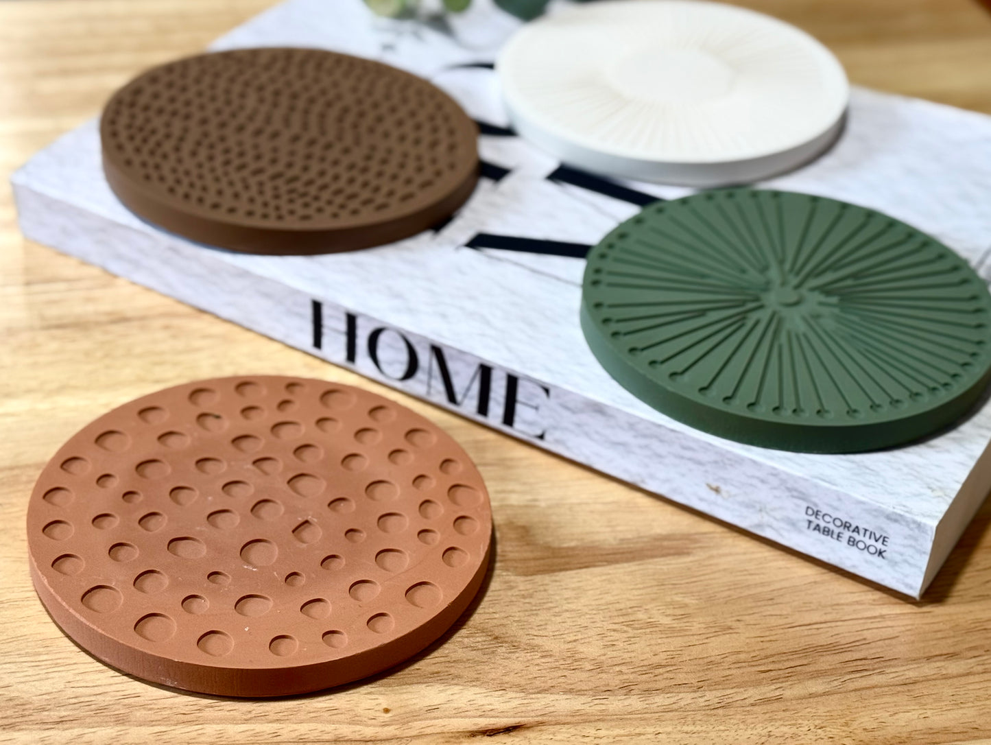 Boho Patterns Coaster Set