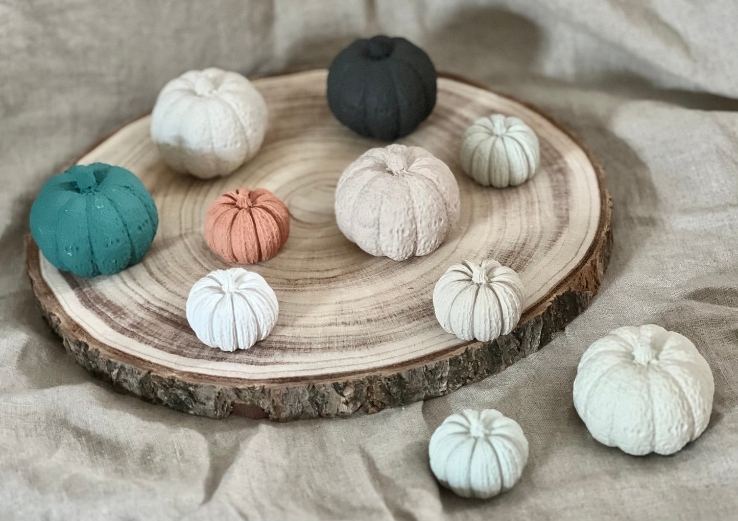 Mini Pumpkin ornament set- Autumn 23 Collection