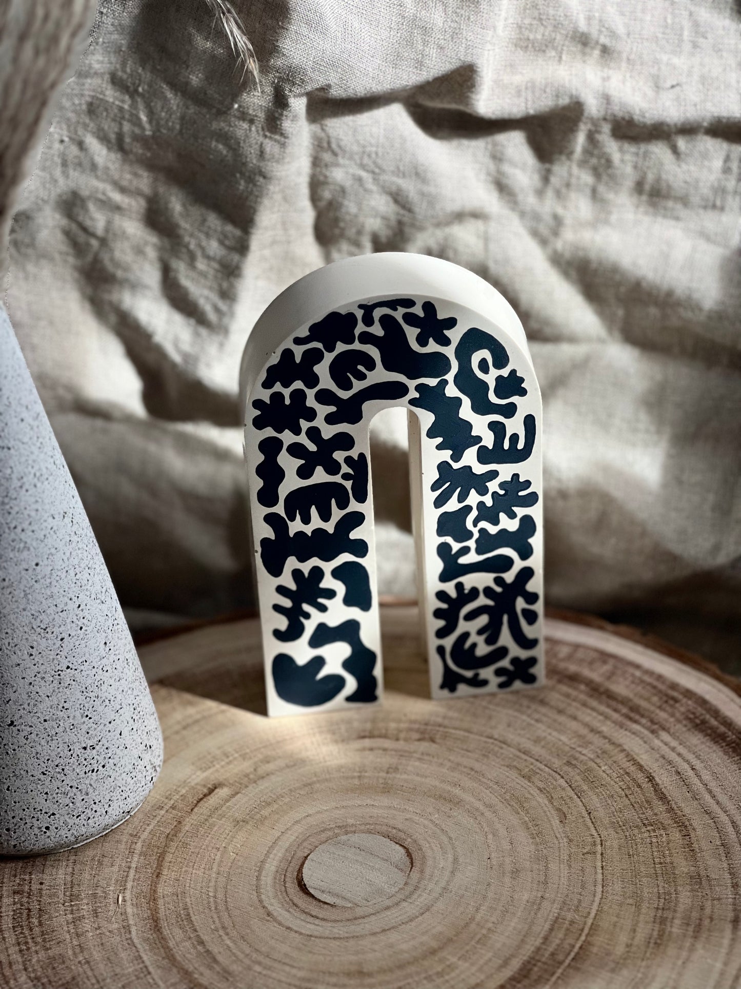 Abstract Arch bookend ornament
