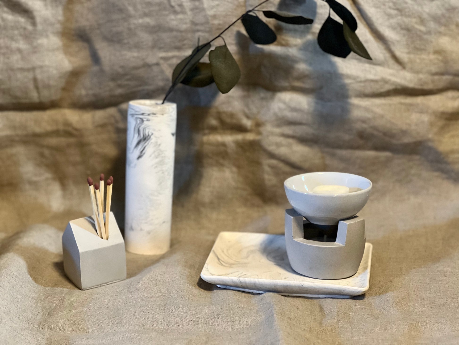 Wax Burner Gift Set, Wax Melt & Serenity Melter